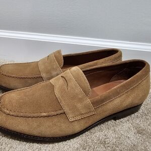 J. Crew Factory Tan Suede Men's Loafers